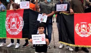 Manifestation pour le peuple afghan
