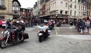 Rassemblement de motards à Saint-Quentin