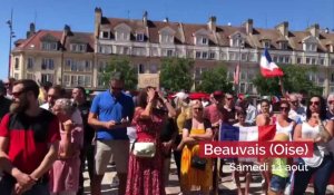 Les anti-pass sanitaire mobilisés à Beauvais