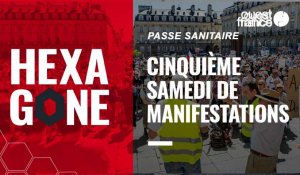 VIDÉO. Cinquième journée de manifestations en France contre le passe sanitaire, quelques jours après son extension