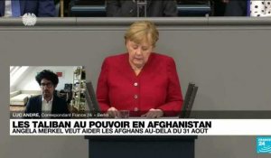 Afghanistan : pour Merkel, "il faut continuer de dialoguer" avec les Taliban