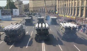 Défilé militaire en Ukraine pour les 30 ans de son indépendance