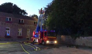 Saint-Martin-lez-Tatinghem: feu dans la dépendance d’un château, la salle des fêtes attenante évacuée