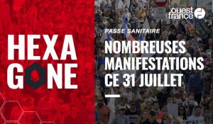 VIDÉO. Nantes, Paris, Angers… De nombreuses manifestations contre le passe sanitaire partout en France