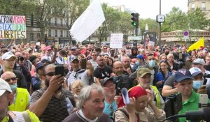 Paris : début de la manifestation contre le pass sanitaire