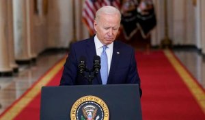 "C'était le départ ou l'escalade" : Joe Biden convaincu du bien-fondé du retrait d'Afghanistan