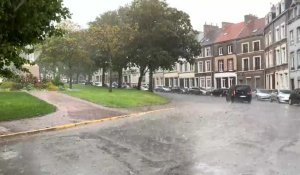 À Boulogne-sur-Mer pluies diluviennes et orage