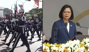 Taiwan: la présidente Tsai s'exprime lors de la parade militaire pour la fête nationale