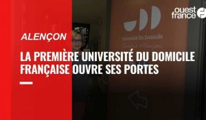 VIDÉO. Première en France, l'université du domicile ouvre ses portes à Alençon