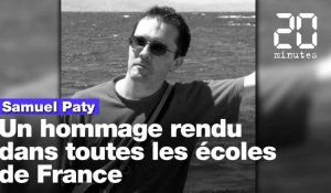 Hommage à Samuel Paty: Un an après sa mort, des élèves lui ont rendu hommage partout en France