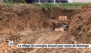Le village de Levergies évacué pour cause de déminage