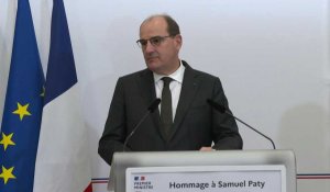 Jean Castex rend hommage à Samuel Paty, "un serviteur de la République"