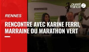 VIDÉO. Rencontre avec Karine Ferri, marraine du Marathon Vert de Rennes