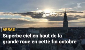 Arras : superbe ciel en haut de la grande roue en cette fin octobre