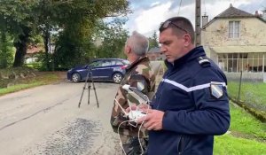 Signy-l'Abbaye: la gendarmerie utilise un drone pour tenter de retrouver Valentin Gomes