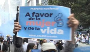 Des groupes anti-avortement manifestent au Mexique