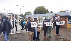 Audomarois : manifestation devant le lycée Blaise-Pascal contre la réforme du bac