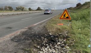 Dramatique accident sur la rocade de Saint-Léonard : un corps calciné retrouvé dans une voiture