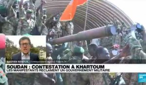 Soudan : À Khartoum, les manifestants réclament un gouvernement militaire