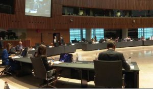 Table ronde de la réunion des ministres des Affaires européennes au Luxembourg