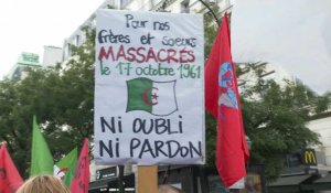 France: commémoration des 60 ans du massacre d'Algériens à Paris