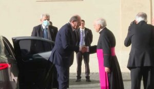 Jean Castex arrive au Vatican pour rencontrer le pape François