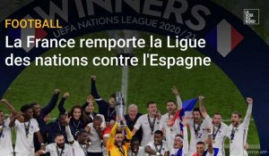Football : l’équipe de France remporte la Ligue des nations contre l'Espagne