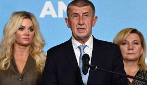 Le président tchèque Andrej Babis coiffé au poteau par l'alliance de centre-droite "Ensemble"