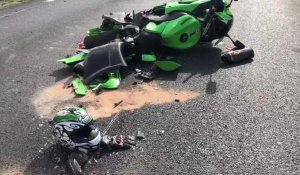 Aire-sur-la-Lys : un motard grièvement blessé après un choc entre trois véhicules