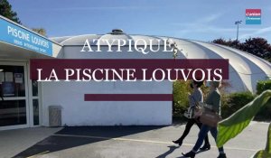 Atypique et surnommée "la soucoupe volante", la piscine Louvois à Reims nous ouvre son dôme