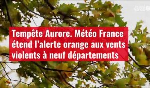 VIDÉO. Tempête Aurore : Météo France étend l’alerte orange aux vents violents
