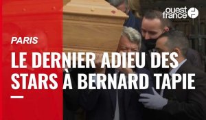 VIDÉO. Le dernier adieu des stars à Bernard Tapie