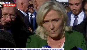 Marine Le Pen sur BFMTV à propos d'Eric Zemmour: "Nonobstant les provocations (...) je ne vois pas bien la plus-value qu'il apporte sur le sujet de l'immigration"