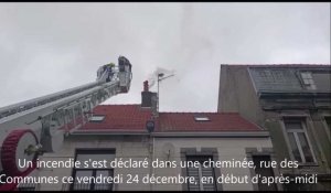 Incendie de cheminée à Calais