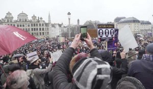Belgique: des milliers de personnes du monde culturel dans la rue