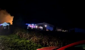 Incendie d'un hangar agricole à Signy-l’Abbaye