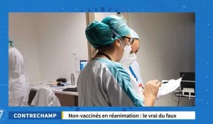 7 minutes #21 / «Contrechamp» (5 janvier 2022). Non-vaccinés en réanimation : le vrai du faux