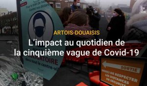Arras, Béthune, Lens, Douai… L’impact au quotidien de la cinquième vague de Covid-19