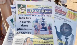 Burkina: les rues de Ouagadougou au lendemain de mutineries