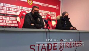 La réaction d’Oscar Garcia après Stade de Reims - FC Metz