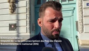 Interview d'Emmanuel Blairy, Député de la 3e circonscription du Pas-de-Calais (Rassemblement national)
