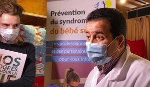 Le docteur Thameur Rakza, pédiatre au CHU de Lille explique l’expérimentation lancée en septembre 2021 par la maternité Jeanne de Flandre pour prévenir le syndrome du bébé secoué