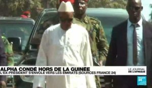 Guinée : l'ex-président Alpha Condé part se soigner aux Émirats arabes unis