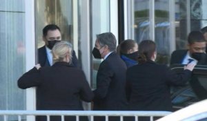 Blinken arrive à l'hôtel de Genève pour échanger sur l'Ukraine avec Lavrov
