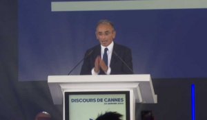 A Cannes, Éric Zemmour appelle à l'union des droites