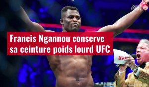 VIDÉO MMA. Face à Gane, Ngannou conserve sa ceinture de champion du monde