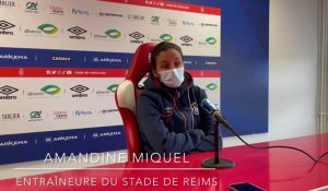 Football - D1 féminine. Interview d’Amandine Miquel avant Bordeaux - Stade de Reims