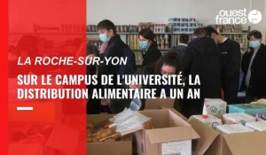 VIDÉO. Sur le campus de La Roche-sur-Yon, la distribution alimentaire a un an