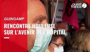VIDÉO. Une rencontre houleuse sur l'avenir de l'hôpital de Guingamp