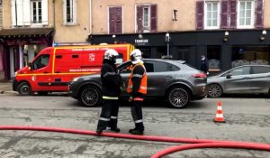 Troyes : incendie rue Voltaire, samedi 22 janvier 2022